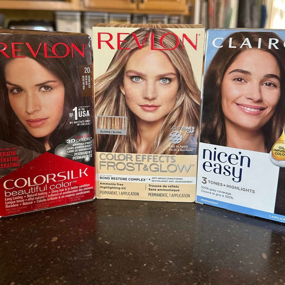 Revlon and Clairol Hair Color Kit Set